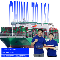 Transitaire pour Acheteurs Exportateurs Chine vers EAU EXW FOB DDP Fret Maritime Porte-à-Porte Importateur de Fret Amazon FBA Fret DDP DDU LCL FCL Taxes