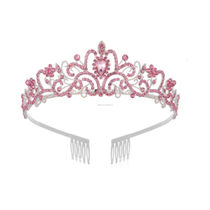 Diadema <span class=keywords><strong>de</strong></span> Tiara <span class=keywords><strong>de</strong></span> Cristal Plateado, Corona Elegante <span class=keywords><strong>de</strong></span> Princesa con Peines para Decoraciones <span class=keywords><strong>de</strong></span> Despedida <span class=keywords><strong>de</strong></span> Soltera - Product Image 6