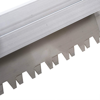 Râteau à engrenages auto-nivelant en ciment, outil de construction en aluminium, 800 mm, personnalisable, pour carrelage industriel plat, sable, ODM