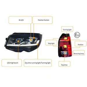 Para Volkswagen VW <span class=keywords><strong>Multivan</strong></span> T6 Transporter 2016-2019 Faros LED Actualizados Nuevos Temperatura de Color 6000k - Product Image 3