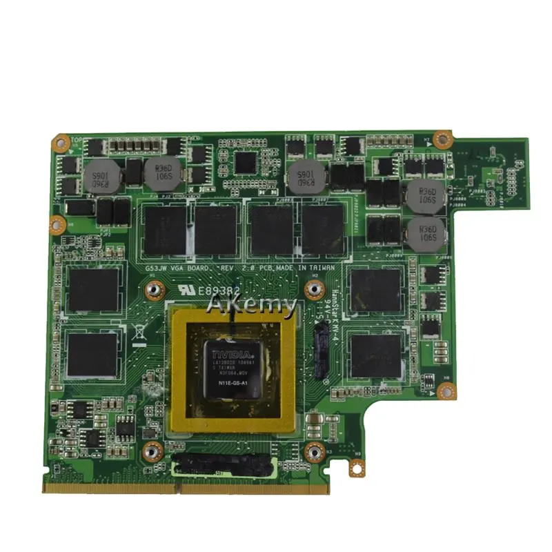 MXMIII VGA 비디오 카드 G53JW GTX 460M N11E-GS-A1 1.5GB G53JW G73SW G53SW G53SX VX7 VX7S GTX460M DDR5 그래픽 카드 Asus