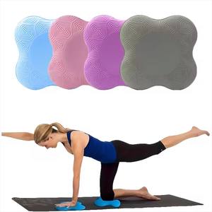 Almohadilla protectora de rodilla de yoga antideslizante de TPE engrosado, soporte plano suave para rodillas, colchoneta deportiva antideslizante de rebote lento, soporte sólido para codos - Product Image 1