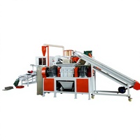 Granulateur et séparateur de câbles secs automatiques BSGH certifiés CE avec une puissance de 67 kW, une capacité de 400-700 kg/h, économie d'énergie, respectueux de l'environnement
