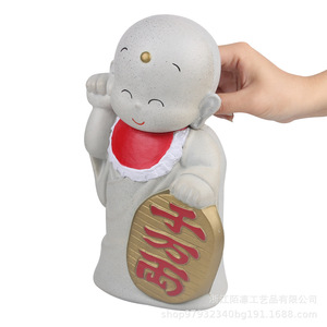 Figura Decorativa de Buda de Espuma de Poliuretano, Juguete Antiestrés de Rebote Lento, Tema Religioso - Product Image 4