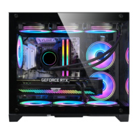 E-ATX en verre Micro ATX ITX étuis d'ordinateur en verre trempé tours pc de jeu
