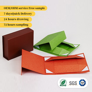 Premium Custom Logo Luxury Collapsible Magnetic Gift <b>Box</b> <b>Flat</b> <b>Packed</b> Foldable Rigid Paper Packaging <b>Box</b> - Product Image 1