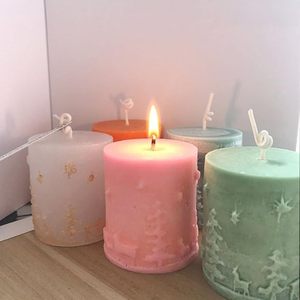 <b>Winter</b> Wonderland Decor: Festive Christmas Molds for Unforgettable Home Presents Silicone <b>Candle</b> Mold - Product Image 6