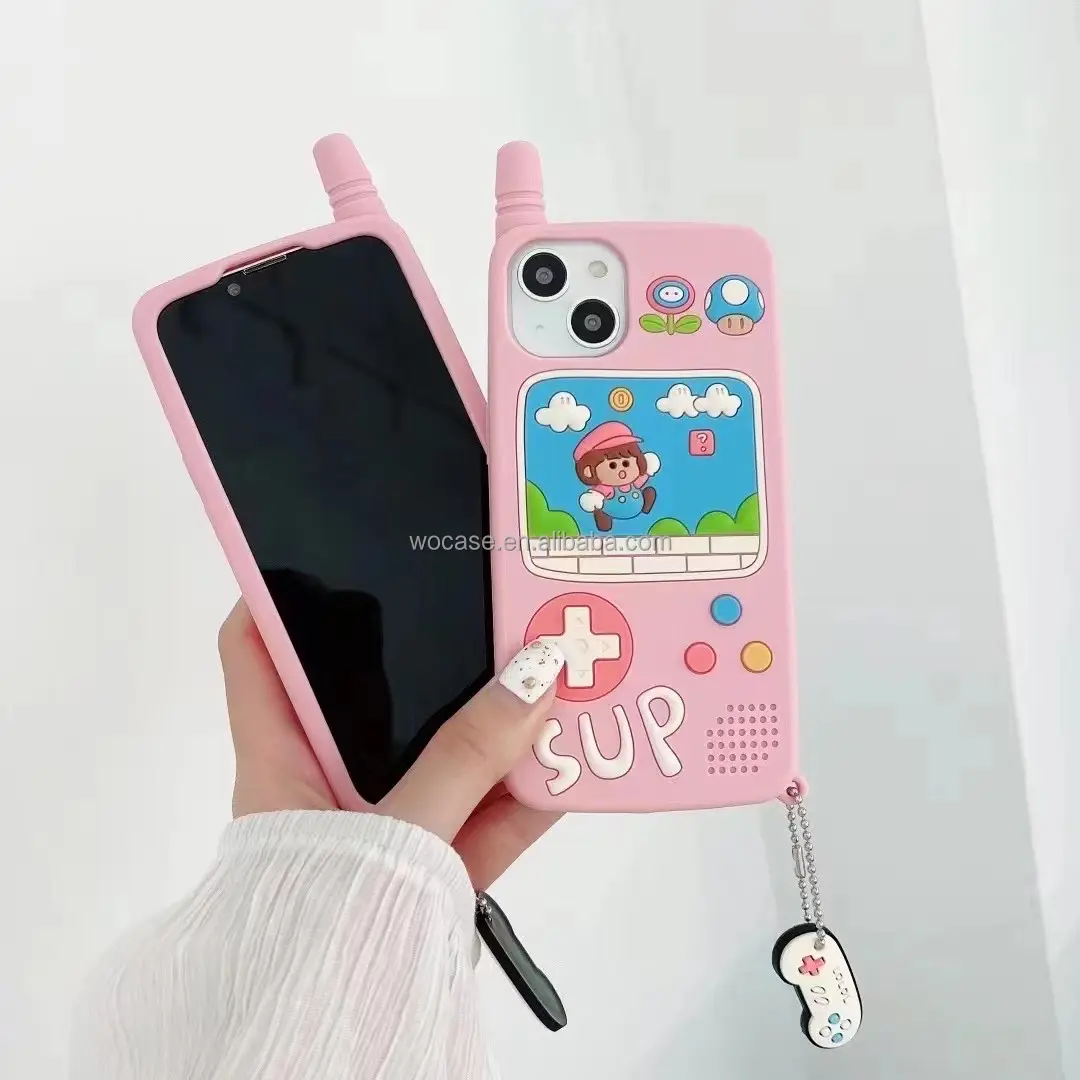 2022 Mario Leuke 3D Games Siliconen Anime Japan Sup Zachte Mobiele Telefoon Geval Voor Iphone Apple 13 12 11 Beschermende mouwen