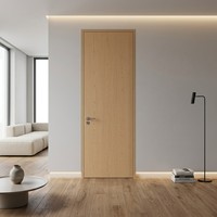 Porte intérieure TH50 en aluminium et bois, feuille de porte remplie de graphène de 50 mm, cadre en alliage d'aluminium pour chambre à coucher