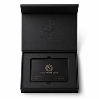 Boîte en carton estampée personnalisée avec logo, pour carte de visite métallique NFC à fente unique, paiement sans contact, carte de crédit, coffret cadeau