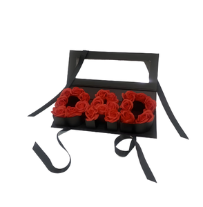 กล่องของขวัญดอกไม้ตัวอักษร DAD หลากสี กล่องจัดดอกไม้วันพ่อพร้อมหน้าต่างใส - Product Image 5
