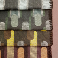 Tissu d'ameublement en jacquard de laine de qualité, marque italienne, tissu pour canapé