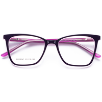 Monture de lunettes classique œil-de-chat Elan Optical RD26047, prix usine, monture complète en acétate pour femme, lunettes optiques écologiques
