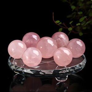 Esferas de Cuarzo Rosa de Mozambique Naturales de Alta Calidad al por Mayor para Regalos Corporativos, Decoración con Temática de Amor y Meditación Curativa - Product Image 5