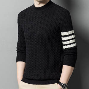 ¡Novedad de 2024! Suéter de diseñador para hombre, jersey de cuello redondo de punto de algodón de otoño con logotipo, prendas de punto huecas de invierno a la moda - Product Image 3