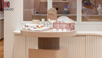 Exhibidor de Productos para el Cuidado de la Piel, Mueble Vitrina para Productos de Belleza