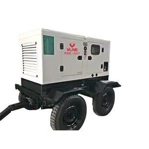 Vlais Ricardo 50kva 40kw 380V three phase diesel generator set low fuel consumption self start with ATS factory direct sale