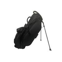 Nouveau design de sac de golf à disque personnalisé léger et étanche avec logo OEM étiquette en cuir de première qualité noir sac de support de golf du dimanche