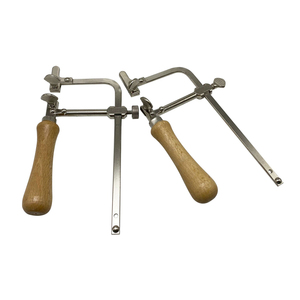 Scie de bijoutier réglable Scie <span class=keywords><strong>à</strong></span> <span class=keywords><strong>main</strong></span> <span class=keywords><strong>à</strong></span> cadre en forme de U CT030 pour <span class=keywords><strong>la</strong></span> coupe de précision dans le travail du bois et des métaux - Product Image 5