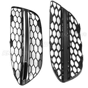 2PCS Grille de pare-chocs avant de voiture, cache de feux antibrouillard pour Mercedes Benz Classe C W205 C250 C300 C350 2015 2016 2017 2018 - Product Image 3