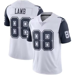 Camisetas de Fútbol Americano de los <span class=keywords><strong>Dallas</strong></span> Cowboys, Número 4 Prescott, 88 Lamb, 11 Parsons, Camiseta Bordada del Equipo de Fútbol Americano - Product Image 3