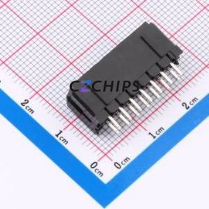 WB300A1E-143P-002 Wire-to-Board Pin Header Through hole Component (THT),P=3mm Connector 2x7P 3mm Through Hole Micro-Fit (MX 3.0) - Product Image 2