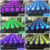 Barre de lumière LED Spider 5 têtes avec zoom, faisceau et wash, 5x120W RGBL, effet Tornado, avec anneau de pixels, pour scène