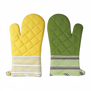 Utensilios de Cocina para Hornear y Asar, Guantes y Manoplas de Silicona Resistentes al Calor con Forro de Algodón, Aptos para Lavavajillas y Microondas - Product Image 1