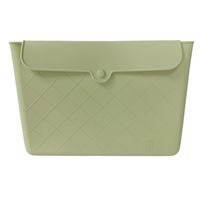 Silicone Voyage Cosmétique Beauté Outil Maquillage Pinceaux Titulaire Trousse De Toilette Sac À Main Pochette De Rangement Organisateur avec Fermeture Magnétique