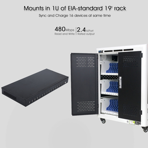 Kim loại công nghiệp 16-Port USB <span class=keywords><strong>Hub</strong></span> 480Mbps dữ liệu đồng bộ, 5V <span class=keywords><strong>40A</strong></span> cung cấp điện cho văn phòng/Studio-sipolar A-165 - Product Image 4