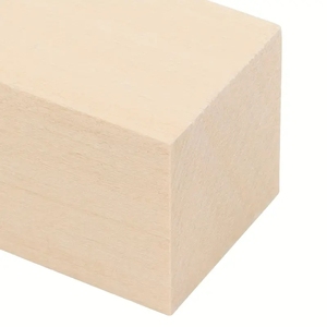 Blok Ukiran Kayu Basswood Pasokan Pabrik, Kit Blok Pahat Kayu, Bahan Kayu Kerajinan DIY untuk Pemula - Product Image 3