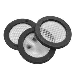 Bộ lọc được làm bằng vải lưới dệt trắng kèm theo chèn trong nhựa nhựa lọc sản xuất ép phun quá trình đúc - Product Image 3