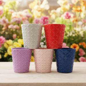 <span class=keywords><strong>Macetas</strong></span> pequeñas personalizables de fábrica, <span class=keywords><strong>macetas</strong></span> de cerámica coloridas <span class=keywords><strong>para</strong></span> oficina, hogar, <span class=keywords><strong>mesa</strong></span>, decoración de jardín, venta al por mayor, Kit de huerto - Product Image 1