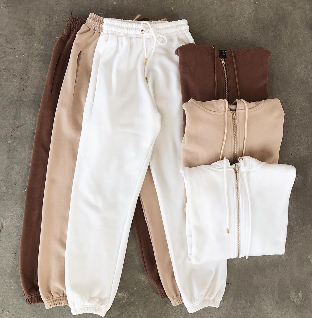 Autumn Winter Custom Logo Women Sweatsuit Set Tracksuit 2 Piece Set Plus Size Sweatpants и Hoodie Set с Zipper