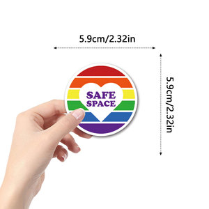 50 יחידות מדבקת תהלוכת גאווה קשת <span class=keywords><strong>LGBT</strong></span> שוויון אהבה הומו