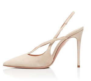 Stile alla moda scamosciato nero <span class=keywords><strong>Beige</strong></span> stampa leopardo Slingback tacchi alti <span class=keywords><strong>tacco</strong></span> sottile punta a punta per <span class=keywords><strong>scarpe</strong></span> da <span class=keywords><strong>donna</strong></span> pompe danza da sera - Product Image 1