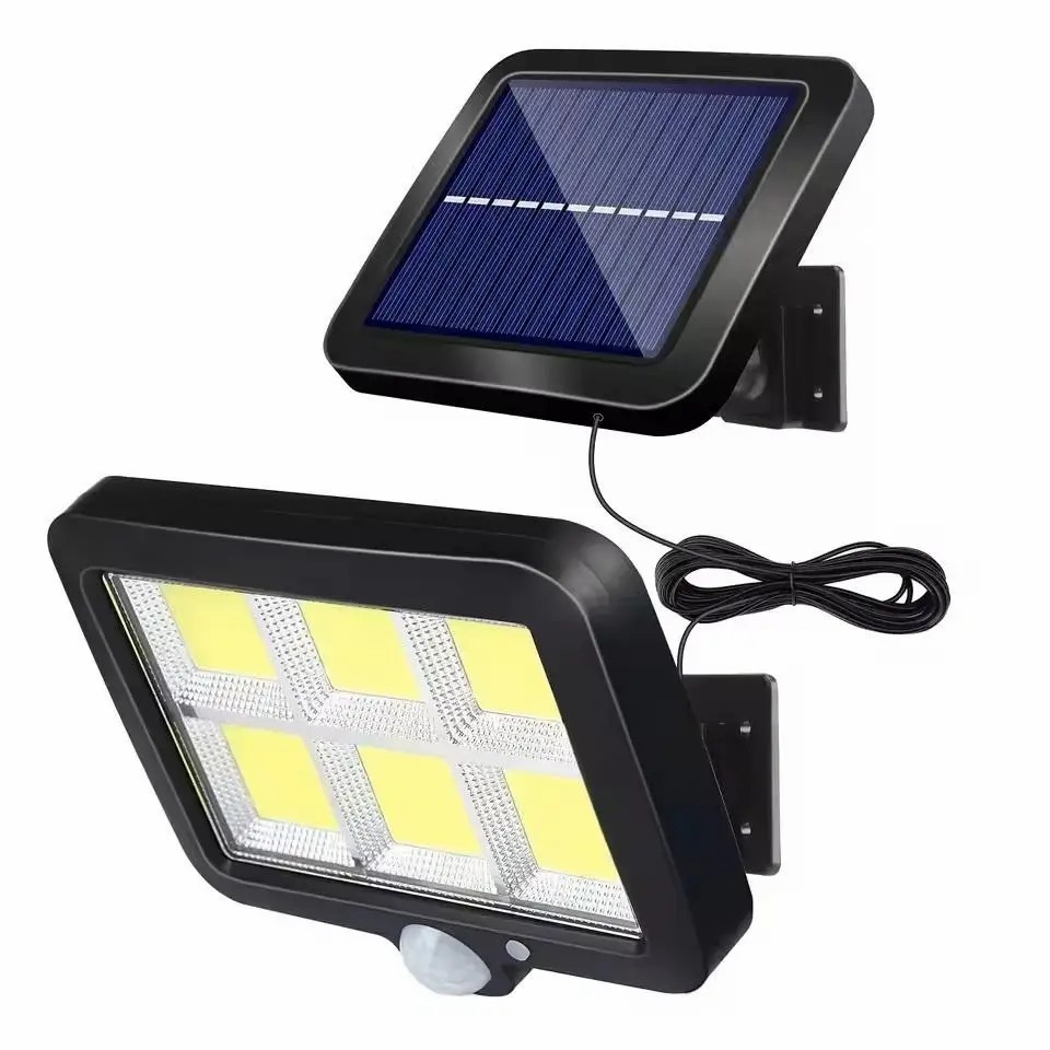 Outdoor Motion Sensor Solar Light Rechargeable 1/4/6 COB Solar Wall Lights Waterproof Emergency Street Garden Porch LED Lighting