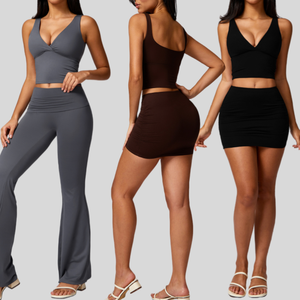 Phụ Nữ Của Đa Năng Nhanh Chóng Làm Khô Yoga Thể Thao Phù Hợp Với Đẹp Giản Dị Ống Top Vest Màu Rắn Cho Chạy Tập Thể Dục Bên Ngoài Mặc Chặt Chẽ - Product Image 2