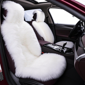 Housses de siège auto en peau de mouton, laine d'agneau véritable, fourrure animale, vente en gros - Product Image 1