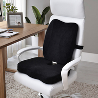 Coussin de siège en mousse à mémoire de forme, ensemble d'oreillers pour Support lombaire, orthopédique, pour siège de voiture