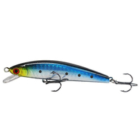 Leurre artificiel rigide en plastique ABS Factory Tyrant Mino 12cm 6.7g, bec recourbé, pour la pêche au bar en eau douce et en eau de mer, avec hameçon OEM