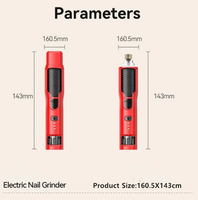 European Best <strong>Seller</strong> 7-Speed Electric Pet Nail Grinder Automatic Luxury Plastic Pet Nail Trimmer Strong Battery Operated Rank 1