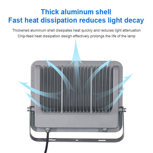 Kcd Nhà máy cung cấp chống cháy nổ đa năng chiếu IP65 sân vận động Chống thấm nước ngoài trời 30W 50W 100W 200W RGB LED Flood Light - Product Image 3