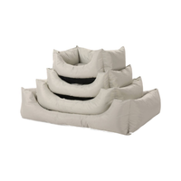 Coussin-lit pour chien en tissu Oxford imperméable et résistant, anti-griffures, lavable, grand format, pour chiens et chats de taille moyenne à grande, vente en gros
