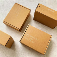 Cajas de Correo Ecológicas Personalizadas de Cartón Kraft con Logotipo Impreso para Pequeñas Empresas, Panadería, Macarons, Galletas, Suscripciones, Embalaje de Regalos