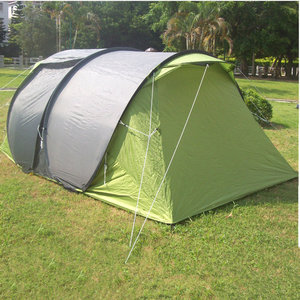 Tenda a Cupola Leggera in Fibra di Vetro per 3-4 Persone, Quattro Stagioni, per Campeggio, Bicicletta, Viaggi, Una Camera da Letto, Impermeabile - Product Image 4