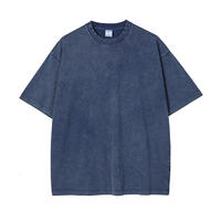 T-shirt court imprimé vintage délavé personnalisé pour homme, en coton épais, coupe ample, sans manches, style streetwear, fabrication usine