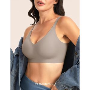 Women's Wireless Seamless Bra Full Coverage Padded Everyday Tshirt Bralette Comfortable Invisible Style - Product Image 2
