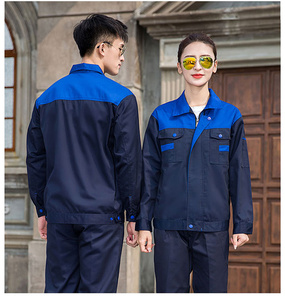 Ropa DE TRABAJO personalizada de estilo popular para hombres, serie Popular, poliéster puro, Unisex, uniforme de construcción de fábrica para exteriores, ropa de trabajo - Product Image 3