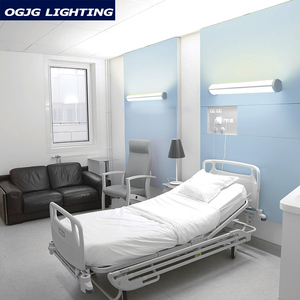 Ogjg ไฟ LED ส่องลง0.6ม. 0.9ม. 1.2ม. ไฟ LED หัวเตียงในโรงพยาบาลโคมไฟติดผนังข้างเตียงพร้อมสวิตช์พอร์ต USB